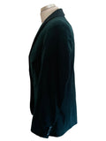 MARKS & SPENCER EVERGREEN VELOUR JACKET SIZE 14