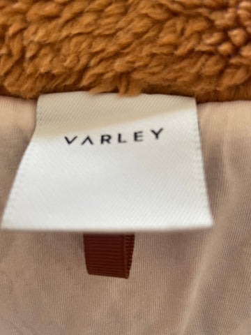 VARLEY CAFÉ SPICE BALTER RELAXED SHERPA GILET SIZE XS