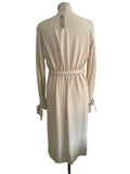 BRAND NEW RIVER ISLAND CREAM BELTED WRAP STYLE DRESS SIZE 10