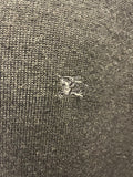 VINTAGE BURBERRYS CHARCOAL MERINO WOOL MIX LONG SLEEVED JUMPER  SIZE L