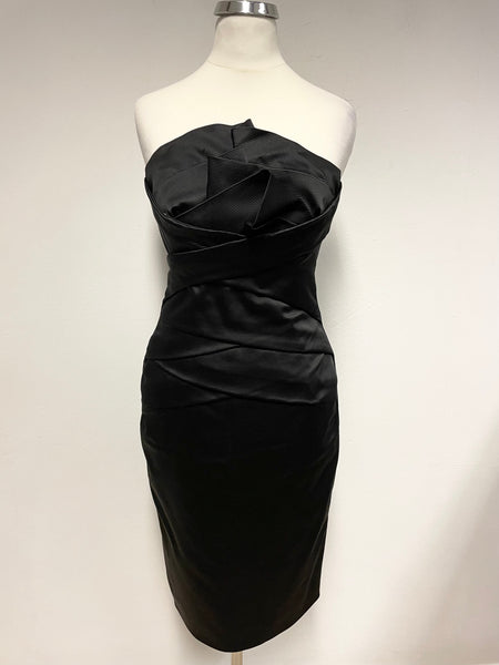 coast black strapless dress BRAND NEW COAST BLACK STRAPLESS SPECIAL OCCASION PENCIL DRESS SIZE 6 – Whispers Dress Agency