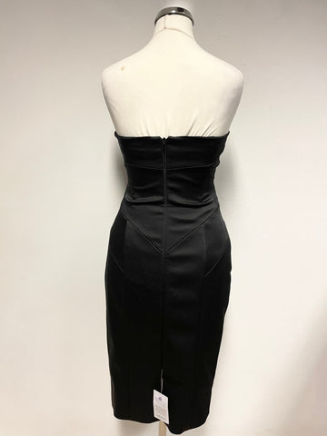BRAND NEW COAST BLACK STRAPLESS SPECIAL OCCASION PENCIL DRESS SIZE 6