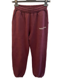 WAT THE BRAND INSPIRED LIFESTYLE BURGUNDY HOODIE & JOGGING BOTTOM SET SIZE S/XS