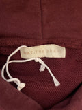 WAT THE BRAND INSPIRED LIFESTYLE BURGUNDY HOODIE & JOGGING BOTTOM SET SIZE S/XS