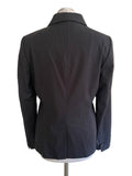 L.K BENNETT CHARCOAL PINSTRIPE TAILORED TROUSERS SUIT  SIZE 14