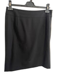 HUGO BOSS VIRGIN WOOL BLACK TAILORED JACKET SKIRT & TROUSER SUIT SIZE 12,14 & 16