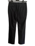 LK BENNETT WOOL DARK GREY STRAIGHT LEG TROUSERS  SIZE 8
