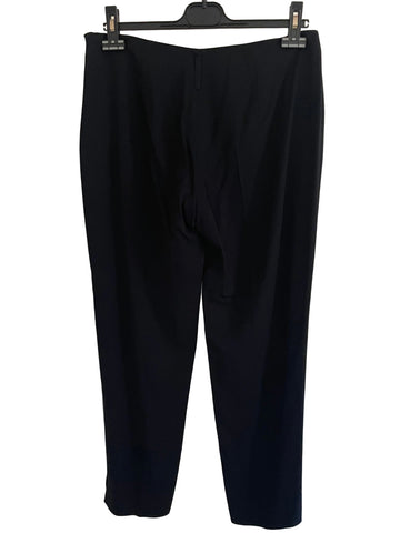 MARELLA BLACK STRAIGHT LEG TROUSERS SIZE 14