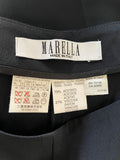 MARELLA BLACK STRAIGHT LEG TROUSERS SIZE 14