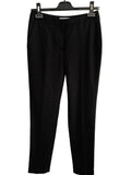 REISS RUBY BLACK TAPERED LEG TROUSERS SIZE 8