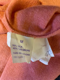 CXD LONDON CORAL SILK & CASHMERE SLEEVELESS KNIT TOP SIZE M