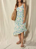 BRAND NEW MINT VELVET GEMMA MULTI COLOURED FLORAL PRINT MIDI DRESS SIZE 14