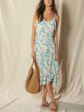 BRAND NEW MINT VELVET GEMMA MULTI COLOURED FLORAL PRINT MIDI DRESS SIZE 14
