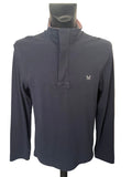 CREW CLOTHING COMPANY 100% COTTON NAVY BLUE POLO SHIRT  SIZE S