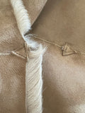MARKS & SPENCER 100% SHEEPSKIN CAMEL (VANILLA ) GILET SIZE M