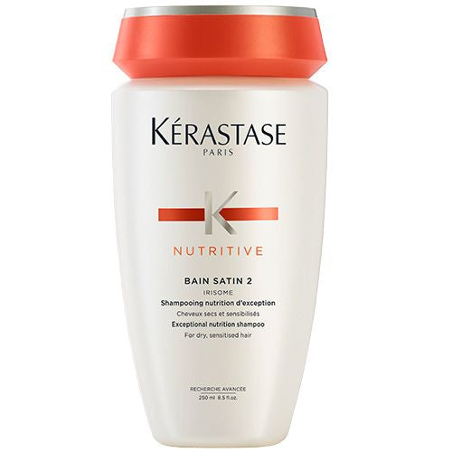 BRAND NEW KERASTASE NUTRITIVE BAIN SATIN 2 SHAMPOO FOR DRY AND SENSITISED HAIR 250ML