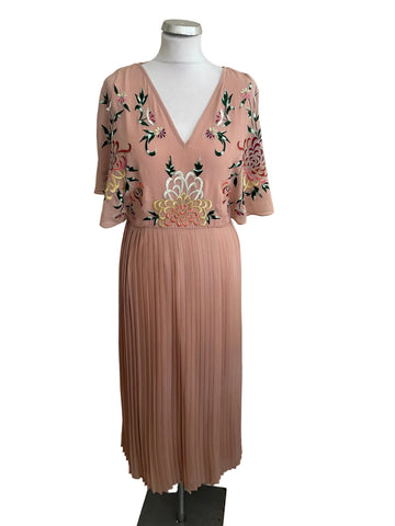 BRAND NEW WITH TAGS FROCK & FRILL CRYSTAL PINK SPECIAL OCCASION DRESS SIZE 12