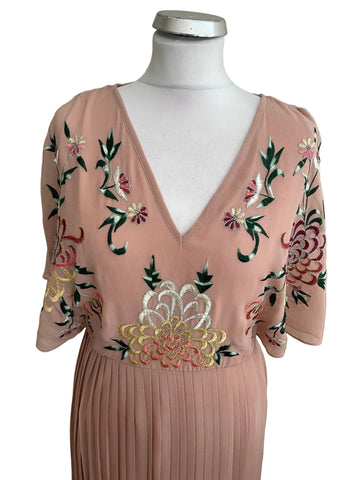 BRAND NEW WITH TAGS FROCK & FRILL CRYSTAL PINK SPECIAL OCCASION DRESS SIZE 12