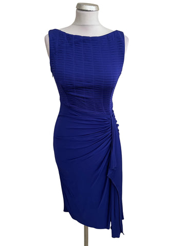 KAREN MILLEN ROYAL BLUE SLEEVELESS SPECIAL OCCASION DRESS  SIZE 10