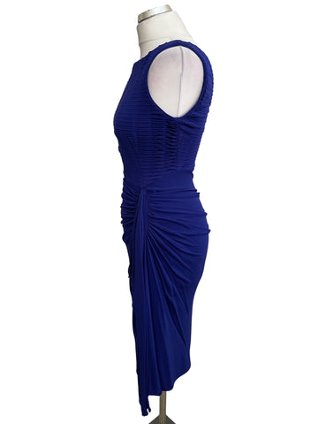 KAREN MILLEN ROYAL BLUE SLEEVELESS SPECIAL OCCASION DRESS  SIZE 10