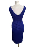 KAREN MILLEN ROYAL BLUE SLEEVELESS SPECIAL OCCASION DRESS  SIZE 10