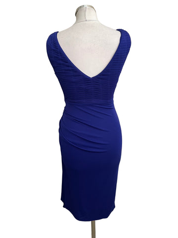 KAREN MILLEN ROYAL BLUE SLEEVELESS SPECIAL OCCASION DRESS  SIZE 10