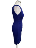 KAREN MILLEN ROYAL BLUE SLEEVELESS SPECIAL OCCASION DRESS  SIZE 10