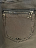 KAREN MILLEN DENIM GREY STRAIGHT LEG JEANS SIZE 10