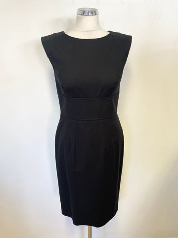 BRAND NEW FRENCH CONNECTION BLACK SLEEVELESS PENCIL DRESS SIZE 12