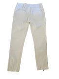BRAND NEW KAREN MILLEN WHITE TAPERED LEG ANKLE ZIPPED JEANS  SIZE 10