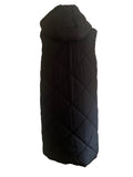 BRAND NEW MARKS & SPENCER BLACK PADDED SLEEVELESS COAT  SIZE 16