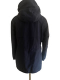JACK WOLFSKIN WILDWOOD MIDNIGHT BLUE PADDED HOODED JACKET SIZE 14/16