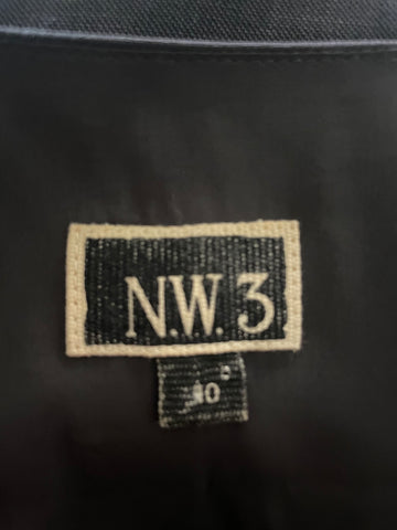 HOBBS N.W.3 100% WOOL GREY WAISTCOAT TOP SLEEVELESS PENCIL DRESS  SIZE 10