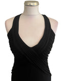 BEN DI LISI FOR DEBENHAMS BLACK SLEEVELESS LONG EVENING DRESS SIZE 12