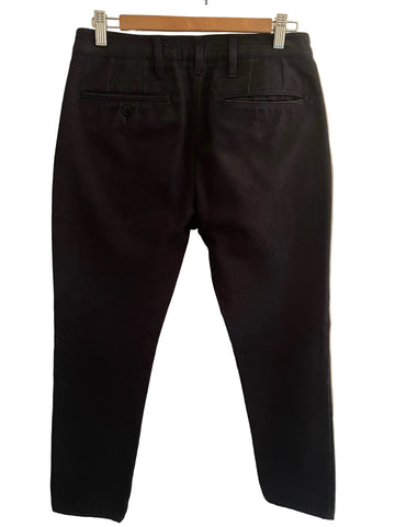 PAUL SMITH JEANS CLERICAL GREY WOOL BLEND TAPERED LEG TROUSERS SIZE 32R