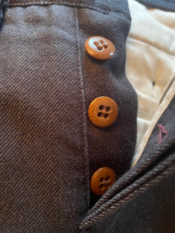 PAUL SMITH JEANS CLERICAL GREY WOOL BLEND TAPERED LEG TROUSERS SIZE 32R