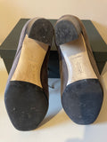 HOBBS PATRICIA MINK SUEDE LACE UP ANKLE BOOTS SIZE 3/36