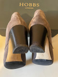 HOBBS PATRICIA MINK SUEDE LACE UP ANKLE BOOTS SIZE 3/36