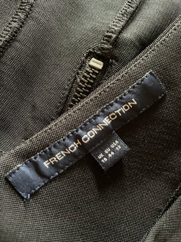 BRAND NEW FRENCH CONNECTION BLACK STRETCH BODYCON DRESS SIZE 16