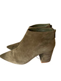 BRAND NEW BEN DE LISI TAUPE SUEDE ANKLE BOOTS SIZE 7/40