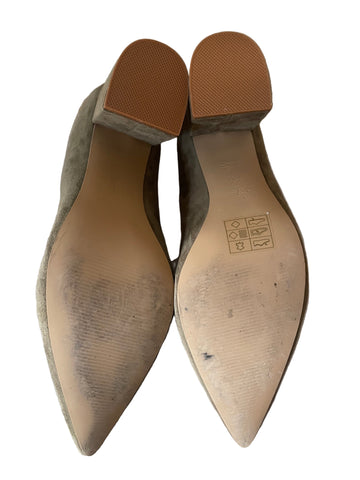 BRAND NEW BEN DE LISI TAUPE SUEDE ANKLE BOOTS SIZE 7/40