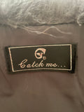 BRAND NEW CATCH ME GREY RACOON & CONEY FUR GILET SIZE S/M