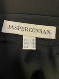 JASPER CONRAN BLACK A-LINE MAXI SKIRT SIZE 12 FIT UK 10