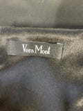 VERA MONT BLACK FINE STRAP TIERED SKIRT SPECIAL OCCASION DRESS SIZE 10