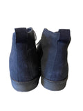 LAMBRETTA DARK BLUE SUEDE LACE UP ANKLE BOOTS SIZE 10.5/45