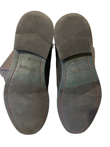 LAMBRETTA DARK BLUE SUEDE LACE UP ANKLE BOOTS SIZE 10.5/45