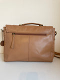GIGI CAMEL LEATHER LARGE SHOULDER BAG/HANDBAG/ CROSS BODY BAG
