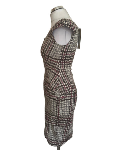 BRAND NEW SAMANTHA SUNG HAND PAINTED GENEVA PENCIL DRESS  SIZE 2 UK 6/8