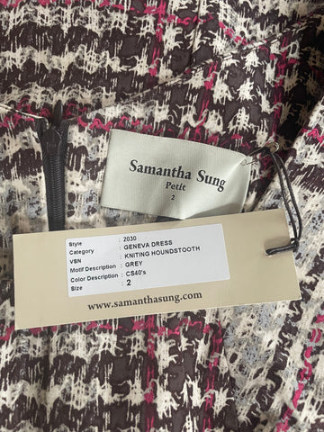 BRAND NEW SAMANTHA SUNG HAND PAINTED GENEVA PENCIL DRESS  SIZE 2 UK 6/8