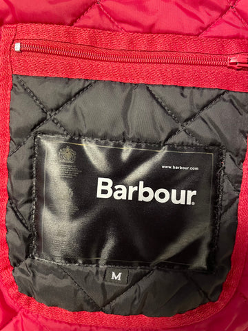 BARBOUR LIDDESDALE BLACK QUILTED JACKET SIZE M